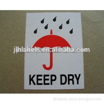 3x4 inch KEEP DRY Shipping Logistics LABEL STICKER 500pcs in roll
